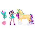 Pikkukuva 2 / 6: SPIN MASTER YOUNGBLOOM UNIKORNI JA NUKKE LEAF JA AVA Unicorn Academy Lila och turkos