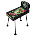 Miniatyrbillede 1 af 4: DEVESSPORT Pinball Space Flipper med faste ben 64 x 38 x 88 cm