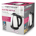 Miniatyrbillede 2 af 2: Kedel - ESPERANZA - TUGELA EKK104S - 2200 W - 1,8 L - Rustfrit stål og Plastik Pengar
