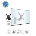 Miniatyrbillede 2 af 4: Tm Electron TMSLC272 Support Mural Universel til fjernsyn Sort 1235