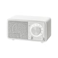 Miniatyrbillede 2 af 4: Radio Portable - SANGEAN - ÆGTE MINI (WR-7) - Bluetooth - FM - Hvidt Træhus hvid