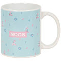 Miniatyrbillede 1 af 3: MOOS - Stort keramisk krus, modstandsdygtigt, let, holdbart, høj kvalitet, 350 ml, 8 x 9,5 cm, turkisblå, Blå
