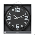 Miniatyrbild 3 av 4: Black Clock "Silence" D30 - Svart - Atmosphera inredningsarkitekt Svart
