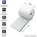 Miniatyrbild 2 av 2: Qoltec Thermal roll 80 x 80 | 55g/m2 | 10 st | BPA fri