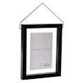 Miniatyrbillede 1 af 4: Billede ramme - Diamant - Sort Plast - 13 x 18 cm - Rektangulær - Moderne Svart