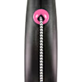 Miniatyrbillede 2 af 3: Ladestang - Flexi - FU12C5-251-S-CP - 5m - Sort/Rosé - Til hunde op til 12kg svart/rosa