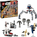 Pikkukuva 1 / 6: LEGO® 75372 Star Wars -kloonisotilaat ja taisteludroidit -taistelupaketti, lelu pikapyörällä ja minihahmolla Flerfärgad