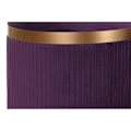 Miniatyrbillede 3 af 4: bordeaux mdf polyester fodstøtte