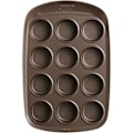Miniatyrbillede 2 af 4: Muffin bageform - PYREX - 1452002 - I kulstofstål - Non-stick - 12 huller CHOKOLADE