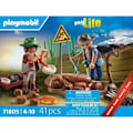 Miniatyrbillede 5 af 6: PLAYMOBIL 71805 Forskere og palæontologisk sted med fossiler, My Life, Dinos, 41 dele, Fra 4 år Flerfärgad