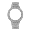 Miniatyrbillede 2 af 2: Silicone armbånd - WATX & COLORS - COWA1036 - Farve sølv - Størrelse M - Kompatibel med maskine M Silver