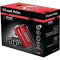 Miniatyrbillede 2 af 4: Elektrisk pisker - RUSSELL HOBBS - Desire 24670-56 - 350 W - 5 hastigheder + Turbo - Rød / Sort Rød, grå, sort