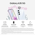 Miniatyrbild 4 av 6: Samsung Galaxy A35 Smartphone 256 GB 5G Midnattsblå Midnattsblå