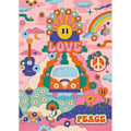 Miniatyrbillede 1 af 6: Puzzle med 1000 brikker i Hippie stil / Cha cha Pop, fra 14 år, kvalitets-puzzle, Kunstnerkollektion, 12001443, Nathan