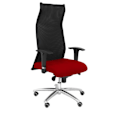 Miniatyrbillede 2 af 2: Model 13SBALI350 Ergonomisk kontorstol med synkron mekanisme og justerbar i højden Åndbar sort mesh ryglæn og