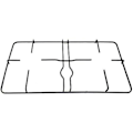 Miniatyrbillede 2 af 2: Tilberedningsoverfladegrill - EDM - Ref. 07421 - Sort farve - Gaskomfur kompatibel