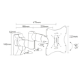 Miniatyrbillede 3 af 3: Support til TV LCD LED PLASMA MACLEAN MC-503A S - VESA 75 100 200