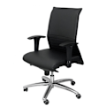 Miniatyrbillede 1 af 2: Albacete confidant XL ergonomisk gæstestol - PIQUERAS Y CRESPO - Sort - Imiteret læder - Op til 160 kg