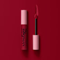 Pikkukuva 5 / 5: Matta nestemäinen huulipuna - NYX PROFESSIONAL MAKEUP - Huulilingerie XXL - Vegaani - Pitkäkestoinen - Väri Sizzlin' 22 syder