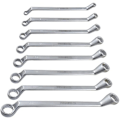 Miniatyrbillede 2 af 2: Fast nøglesæt - FERRESTOCK - FSKLLC008 - Kromvanadiumstål - 8 dimensioner - Satinfinish Krom