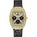 Miniatyrbillede 3 af 4: Dameur - Guess - GW0105L2 - Quartz - Sort silikone - Multiskiver Svart