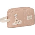 Miniatyrbild 1 av 2: Termisk frukosthållare - SAFTA - Sophie La Girafe - Beige - 21,5 x 6,5 x 12 cm - Maximalt motstånd Beige