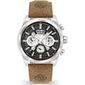 Miniatyrbillede 1 af 4: Montre Quartz Homme - Timberland Hadlock TDWGF2200704 - Brun - Læder - 5 Atm - Sport Brun