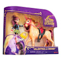 Pikkukuva 2 / 6: SPIN MASTER YKSIKKÖ LICORNE JA NUKKE CINDER JA VALENTINA Unicorn Academy Orange röd