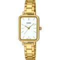 Miniatyrbild 1 av 6: Casio Klocka för kvinnor – Klassisk stil Guld – Vit urtavla -LTP-V009G-7EUDF