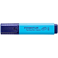 Miniatyrbillede 1 af 2: Highlighter - STAEDTLER - Textsurfer 364-3 - Æske med 10 stk - Farve Blå - Mejselspids 1-5 mm blå