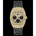 Miniatyrbillede 1 af 4: Dameur - Guess - GW0105L2 - Quartz - Sort silikone - Multiskiver Svart