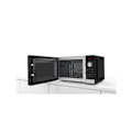 Pikkukuva 2 / 4: Bosch Serie 2 mikroaaltouuni Työtasomikroaaltouuni vain 20 L 800 W Musta, Ruostumaton teräs - FEL023MS2