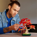Pikkukuva 5 / 6: LEGO Botanicals 10348 Japanilainen Punainen Vaahtera Bonsai - Aikuisten Rakennussetti röd grön