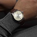 Miniatyrbillede 2 af 2: Ur - SEIKO - Présage Cocktail SSK041J1 - Automatisk - Brun Læder - GMT-hånd. Automatisk rörelse