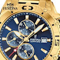Miniatyrbillede 2 af 2: Sportur F期间 FESTINA F20492/2 - Sort - Læder - Kvarts - Vandtæt 5 Atm - Mineralglas - Analogisk Svart