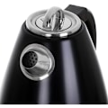 Miniatyrbillede 3 af 4: Kedel - ADLER - AD 1343 - Sort metal - 1,5 L - 2200 W - 360° roterende base sort