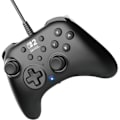 Pikkukuva 6 / 6: Langallinen ohjain - HORI - Horipad - Nintendo Switch ja Switch 2 - Nintendo C - painikkeet - ohjelmoitavat takapainikkeet - Musta Svart