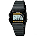 Miniatyrbild 1 av 2: F94W-8A CASIO multifunktionsklocka - Digital Quartz... Svart