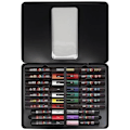 Pikkukuva 2 / 2: UNI METAL POCKET VALISE 20 VÄRIÄ - UNI-BALL - POSCA 20P SEKOITUS - Flerfärgad