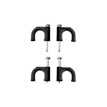 Pikkukuva 2 / 2: GENERIC – musta nippusiteen pidike 2x4 putkiputkelle nro 9 (BOX 100 U.)