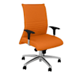 Miniatyrbillede 2 af 2: Model 207SBALI308 confidant Ergonomisk lænestol til besøgende med synkron mekanisme og justerbar i højden Sæde og