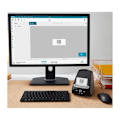 Miniatyrbillede 3 af 4: DYMO LabelWriter 550 Turbo, High Speed Label Printer, Blækfri, LAN-forbindelse, PC/Mac, Etiketgenkendelse