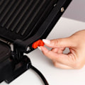 Miniatyrbillede 6 af 6: Panini-maker - Taurus - Essential - 2600 W - Non-stick plader - Åbning 180° svart