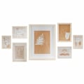 Pikkukuva 1 / 3: seinävalokuvateline 32,5 x 1,5 x 45 cm luonnonlasi ruskea moderni mdf puu