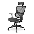 Miniatyrbillede 1 af 3: Kontorstol - OfficePal - C30 - Sort - Højdejusterbar - 3D-armlæn Svart