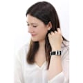 Miniatyrbillede 2 af 4: Unisex-ur - CASIO - A100WEL-1AEF - Quartz - Digital - Sort læderrem Svart