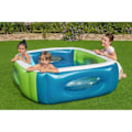 Miniatyrbillede 3 af 5: Oppustelig Pool - Bestway - Vindue - 168x168x56 cm - Firkantet - Holdbare materialer