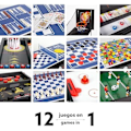Pikkukuva 2 / 2: COLORBABY Multi-Games Pöytä - 12 in 1 -lautapeli - 92 x 41 x 61 cm - Mixed - Alkaen 6 vuotta