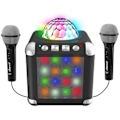 Pikkukuva 1 / 2: Karaoke Cefa Toys -vahvistimella - Pallolevy - 2 mikrofonia - Valotehosteet - Langaton kaiutin