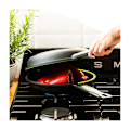 Miniatyrbillede 4 af 6: Omeletpande BRA A121467 Ø 26 cm Sort